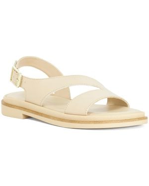 Dune Larko Leather Sandals - Natural