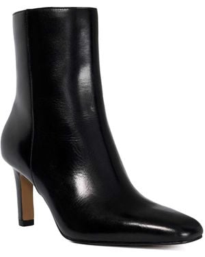 Dune Ovation High Heel Chisel Toe Ankle Boots - Black