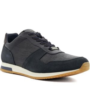 Dune Wf Trusting Lace-Up Low-Top Trainers - Blue