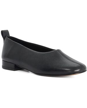 Dune Highmark Low-Heel Ballet Court Shoes - Blue