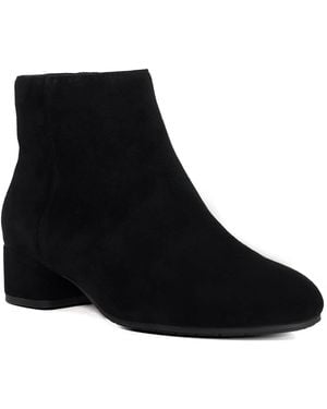 Dune Ladies Wf Pippie Wide Fit Ankle Boots - Black