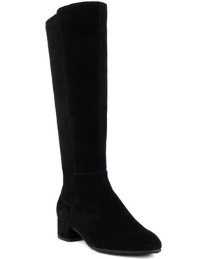 Dune Wf Tayla Wide Fit Stretch Knee-High Boots - Black