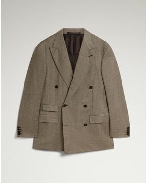 dunhill Uomo Luxury Giacca Doppiopetto Bourdon - Marrone