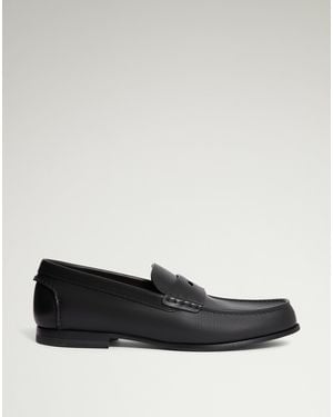 dunhill Herren Luxury Heddon Flex Loafers Aus Leder - Schwarz