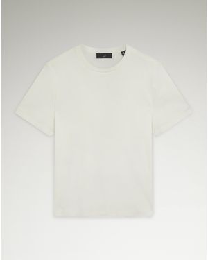 dunhill Uomo Luxury T-Shirt A Maniche Corte - Bianco