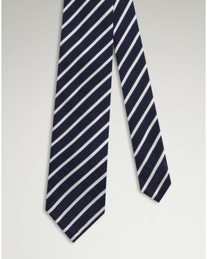 dunhill Uomo Luxury Cravatta Grenadine - Blu