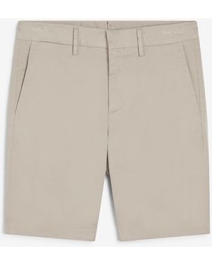 dunhill Luxury Cotton Twill Bermuda - Grey