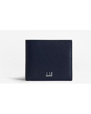 dunhill Uomo Luxury Leather Portafoglio Duke Fine Leather 8Cc - Blu