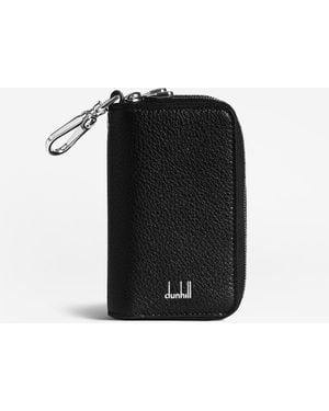 dunhill Uomo Luxury Leather Portamonete E Portachiavi Duke Fine Leather - Nero
