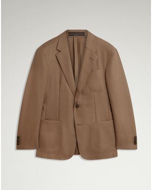 dunhill Homme Luxury Veste En Natté De Cachemire, De Mohair Et De Soie Cavendish Sports - Marron