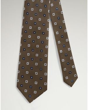 dunhill Uomo Luxury Cravatta Tessuta - Verde
