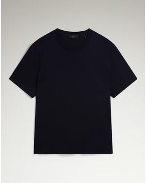 dunhill Uomo Luxury T-Shirt A Maniche Corte - Blu