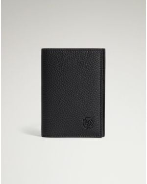 dunhill Luxury Leather 1893 Harness Business Card Case - Black