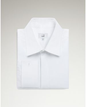 dunhill Uomo Luxury Camicia Da Sera - Bianco