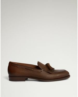 dunhill Herren Luxury Mount Kiltie Loafers Aus Leder - Braun
