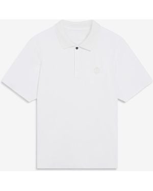dunhill Uomo Luxury Polo A Maniche Corte - Bianco