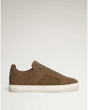 dunhill Luxury Tailored Suede Sneakers - Brown