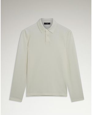 dunhill Uomo Luxury Polo A Maniche Lunghe - Grigio
