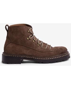 dunhill Luxury Carrington Suede Boots - Brown