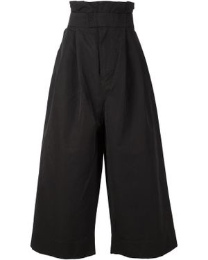 Björn Borg High Waisted Wide Leg Trousers - Black