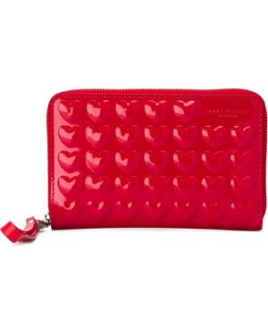 Marc Jacobs Solid Heart Phone Wallet - Red