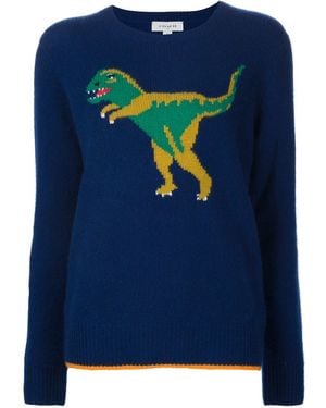 COACH Intarsia Dinosaur Jumper - Blue