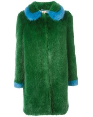 Shrimps Faux-fur Coat - Green