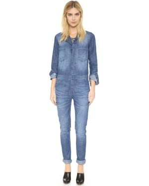 Etienne Marcel Denim Jumpsuit - Blue