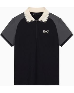EA7 Polo Shirt Golf Pro Regular Fit - Black