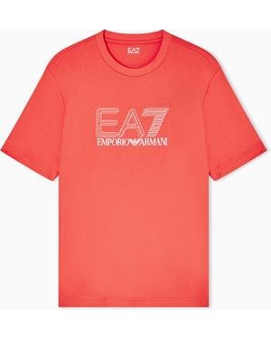 Emporio Red Ea7 T Shirt Emporio Armani EA7 T-Shirt Sweatshirt Man