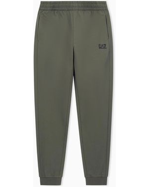 EA7 Core Identity Cotton Sweatpants - Green