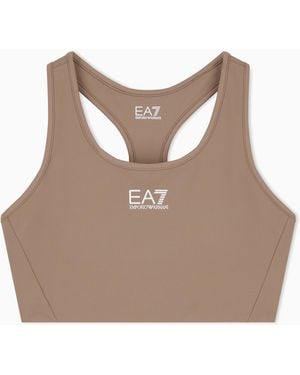 EA7 Sport-Bh Aus Vigor7-Gewebe Mit Mittlerem Halt - Braun