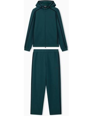 EA7 Hooded Tracksuit Natural Ventus 7 - Green