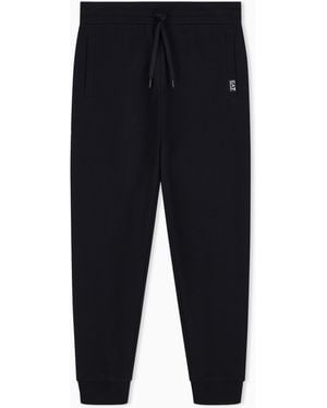 EA7 Slim-Fit Pants Logo Series - Blue