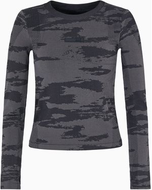 EA7 Urban Escape Stretch Technical Fabric Jumper - Blue