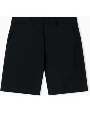 EA7 Slim Fit Bermuda Shorts - Black