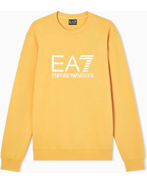 EA7 Felpa Core Identity - Giallo