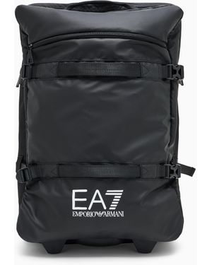 EA7 Kabinentrolley Aus Technischem Gewebe - Schwarz