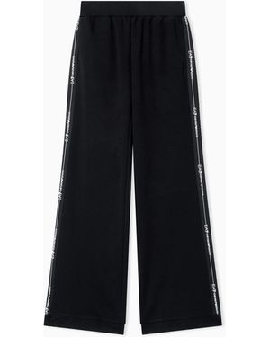 EA7 Logo Series Hose Aus Stretch-Baumwollmischung - Schwarz