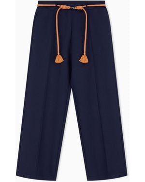 EA7 Lunar New Year Jersey Trousers - Blue