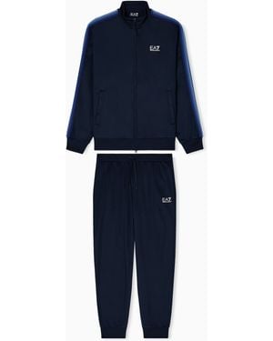 EA7 Asv 7 Lines Tracksuit - Blue