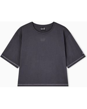 EA7 Fullness Vigor7 Jersey T-Shirt - Blue