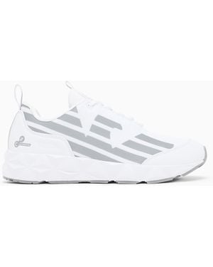 EA7 Running Trainer With Ultralight Sole Ultimate C2 Kombat New - White