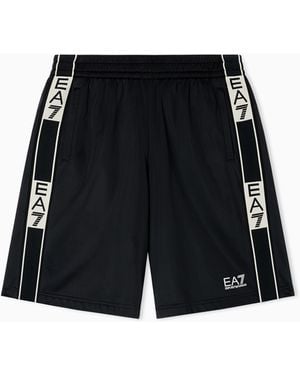 EA7 Graphic Series Bermuda Shorts - Black