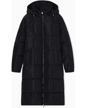 EA7 Long Jacket With Calidum7 Padding - Blue