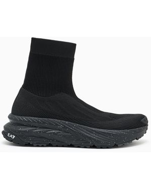 EA7 Crusher Sonic Lar Trainers - Black