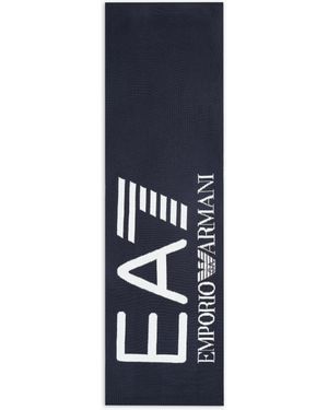 EA7 Visibility Scarf With Oversized Logo - Black