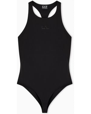 EA7 Logo Series Bodysuit - Black