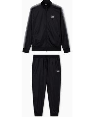 EA7 Asv 7 Lines Tracksuit - Black
