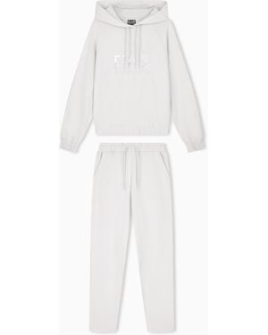 EA7 Tracksuit Regular Fit Hooded - White